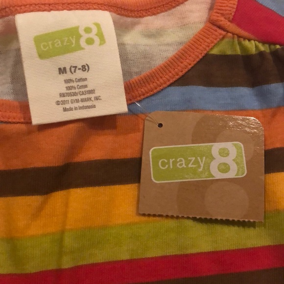 New Multicolor Striped Crazy 8 Dress - Picture 3 of 3